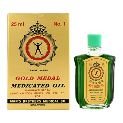 Picture of International Singapore Product Gold Medal Medicated Oil 25ml