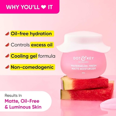 Picture of Dot & Key Watermelon Matte Superglow Moisturizer (15ml)