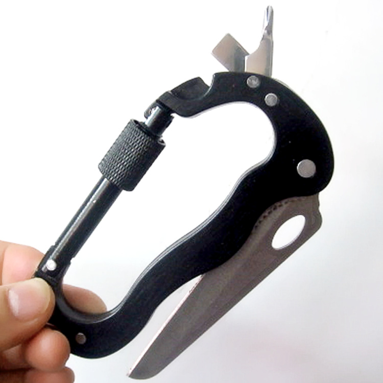 Picture of 5 in 1 multitool with carabiner