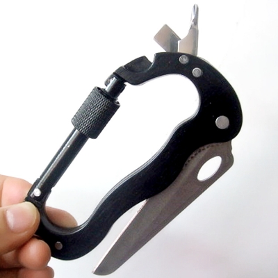 Picture of 5 in 1 multitool with carabiner