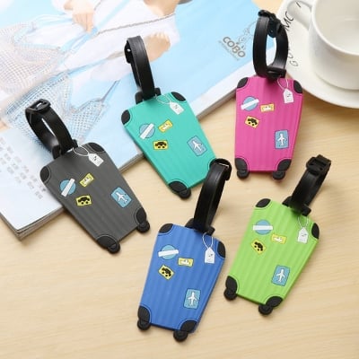 Picture of Luggage Tag || PVC luggage soft glue tag || Bag Tag || Backpack Tag || Tags