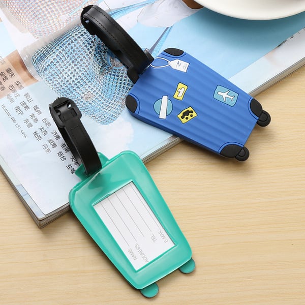 Picture of Luggage Tag || PVC luggage soft glue tag || Bag Tag || Backpack Tag || Tags