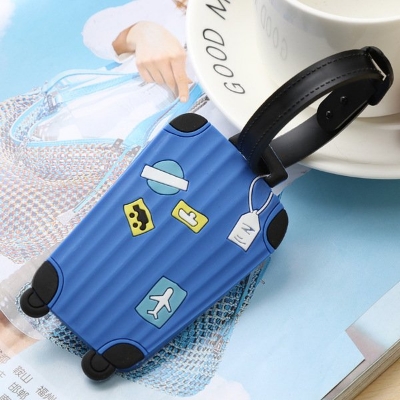 Picture of Luggage Tag || PVC luggage soft glue tag || Bag Tag || Backpack Tag || Tags