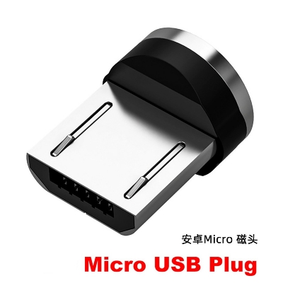 Picture of Magnetic Fast Charging Cable With Led Indicator - Type B / Type C / Type IOS - ( One cable + One head)