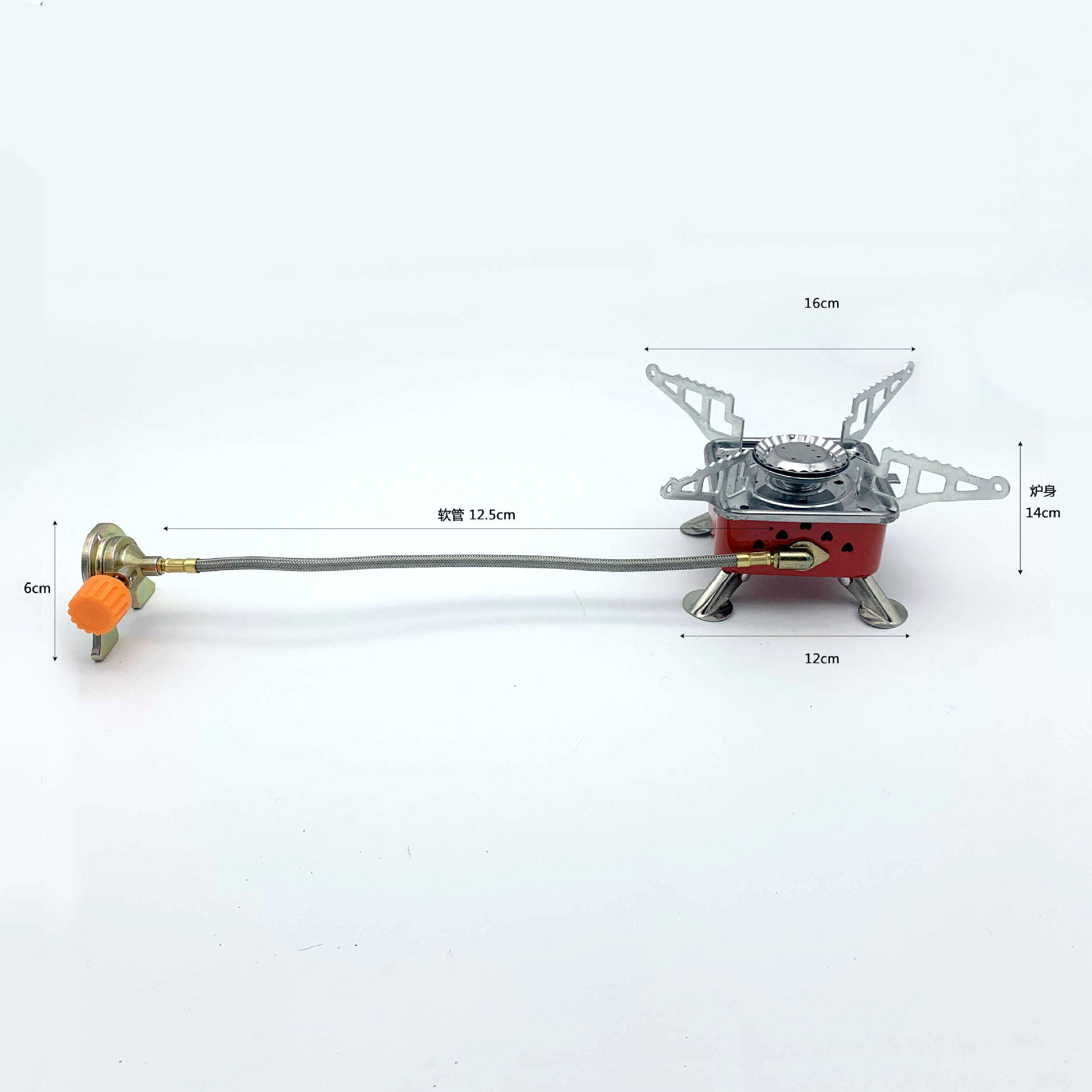 Picture of Safe and Foldable Camping Cart Stove for Camping and Outdoors with Free Gas Can