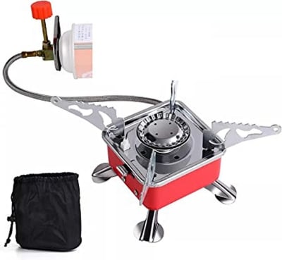 Picture of Safe and Foldable Camping Cart Stove for Camping and Outdoors With Free Gas Can