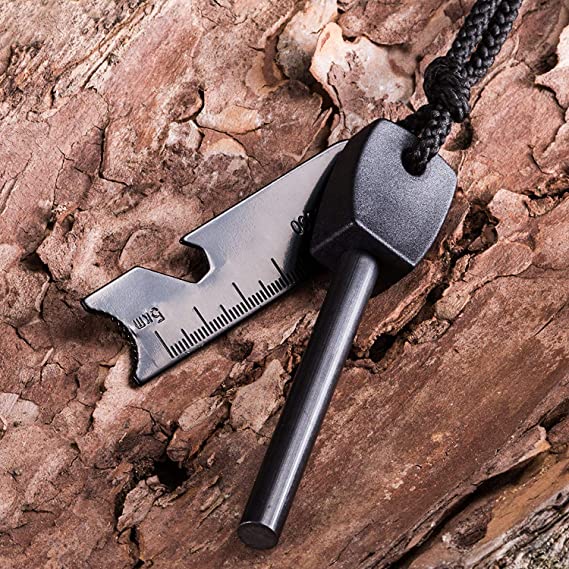 Picture of Start a Fire Anywhere with a Magnesium Flint Fire Starter - Big Size - Easy To use and Clean, A Unique Choice For Outdoor Survival