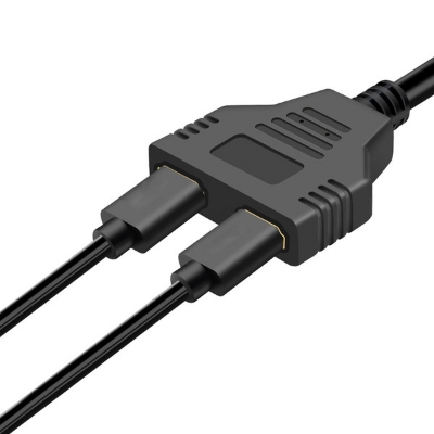 Picture of HDMI Splitter - Single HDMI to Double HDMI Converter Cable HDMI Male to 2 HDMI Female 1 in 2 out Splitter