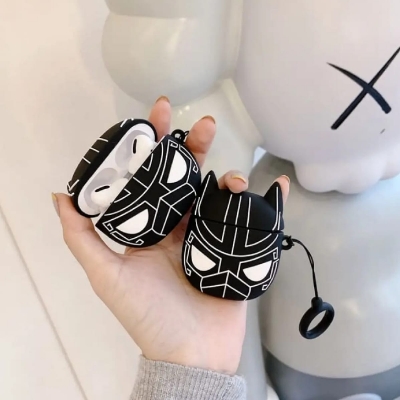 Picture of Black Panther (Only Cover) For Apple Airpods Pro and  pro 2nd Gen Premium Earbuds Protective Cover (Headphone not included) joyroom T03s Pro Headphone not included