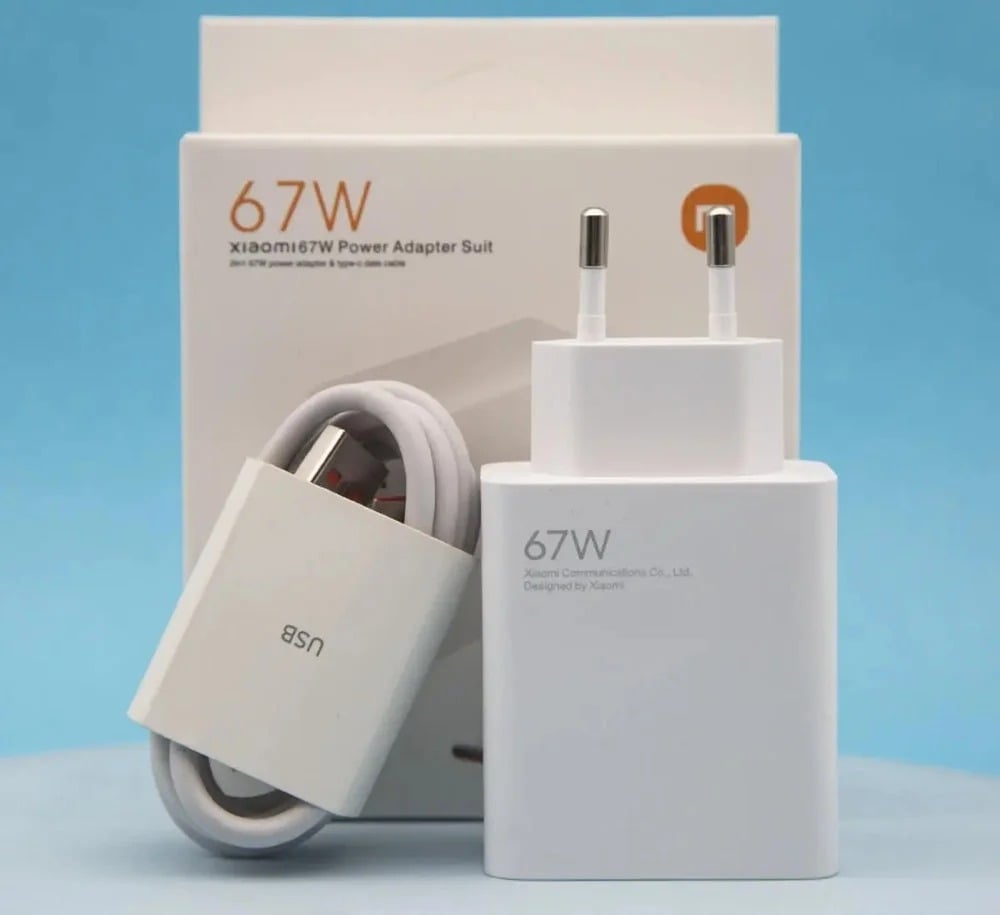 Picture of Xiaomi 67W Fast Charger & 6A USB Type-C Charging Cable Set | Super Fast Charging for Xiaomi Devices