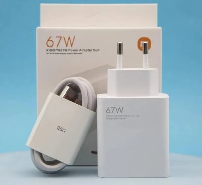 Picture of Xiaomi 67W Fast Charger & 6A USB Type-C Charging Cable Set | Super Fast Charging for Xiaomi Devices