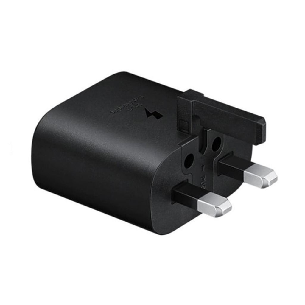 Picture of Samsung 25W NFC USB-C Power Adapter 3 Pin | Fast Charging for Galaxy Devices, Tablets & More