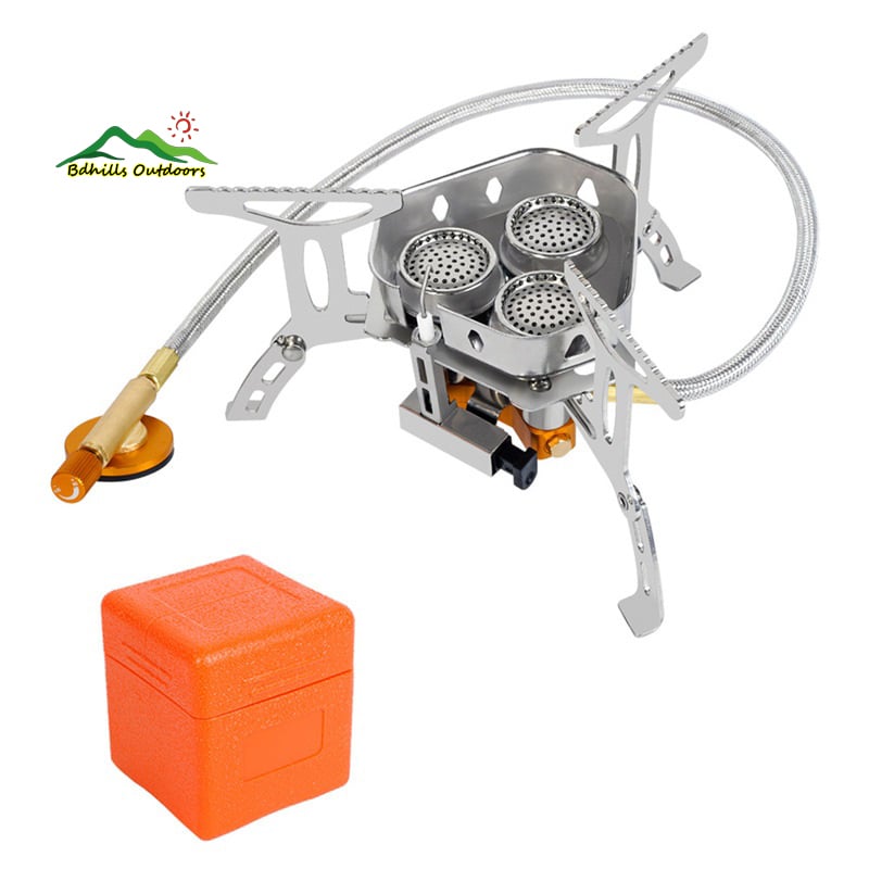 Picture of Portable Camping Stove for Camping and Outdoors with Free Adapter and Gas Can Model - 3B