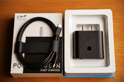 Picture of Nothing 140W Gan Fast Charger Nothing 3 Port Adapter with 1m C to C Cable |  with Nothing Phone 3A Pro/3A/2a plus/2a/2/Phone 1/S25/ Macbook/Laptop/Tablet/Pad