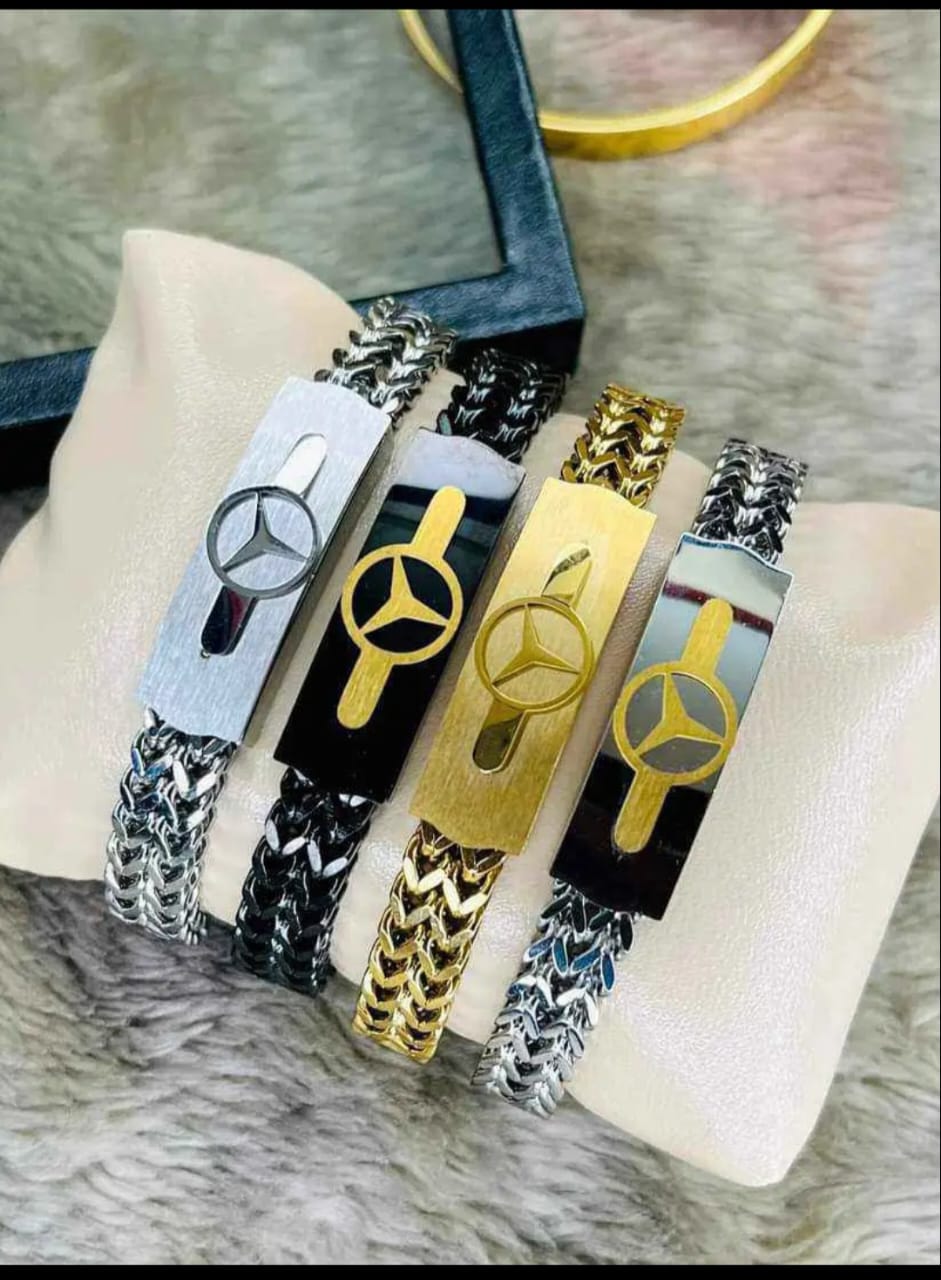 Picture of Mercedes Benz  Stainless Steel Men’s Bracelet