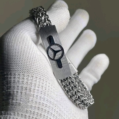 Picture of Mercedes Benz  Stainless Steel Men’s Bracelet