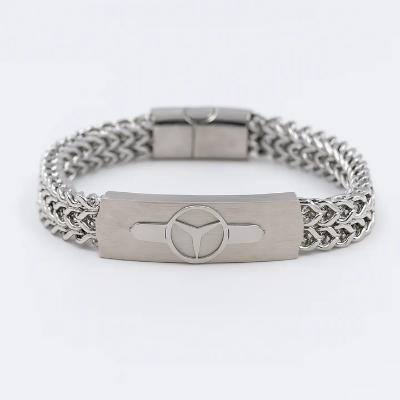 Picture of Mercedes Benz  Stainless Steel Men’s Bracelet