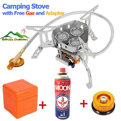 Picture of 3B Model Portable Camping Stove with Free Adapter and Gas Can