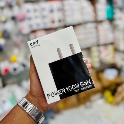 Picture of 100W CMF by Nothing Super Fast Charger Adapter with C to C Cable for CMF Phone 1/Nothing Phone 2A/ 2a Plus/Phone 2/Buds, CMF 100w GaN Power Adapter for Mobile, 100W Type C Charging Adaptor