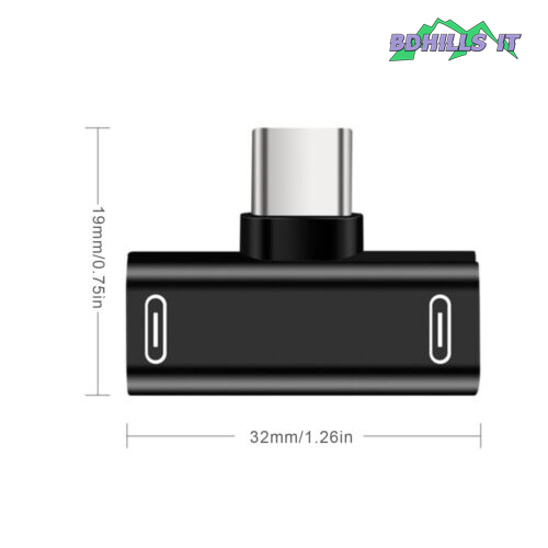 Picture of 2 in1 Dual USB-C Type C Splitter