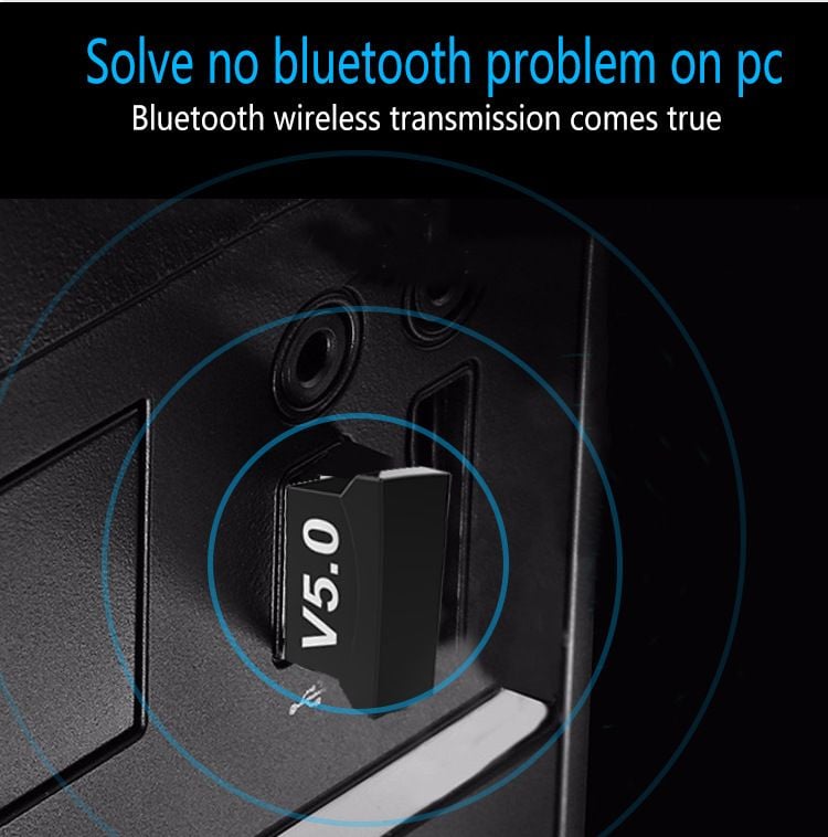 Picture of Speedy Bluetooth 5.0 adapter USB adapter desktop computer adapter 5.0 adapter Bluetooth audio receiver