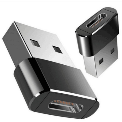 Picture of USB Type A mate to Type C Female Adapter | USB C Adapter USB A Male to USB Type C Female Connector Type-c Adapter |  OTG Type C Female To USB A Male Converter