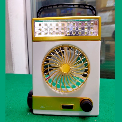 Picture of Rechargeable Fan - Multifunctional Four-In-One Solar Fan With Lamp Flashlight Function,CN Plug and Solar Charging