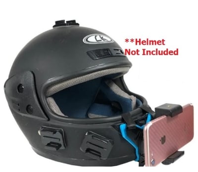 Picture of 5 in 1 Full Face Chin Mount Holder - Helmet Chin Easily Mountable and Removable Mobile Mount or Holder for Motorcycle Helmet