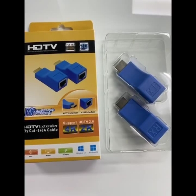 Picture of HDMI to RJ45 - HDMI 30M Extender HD audio and video extender CAT-6 RJ45 to HDMI (1 pair)