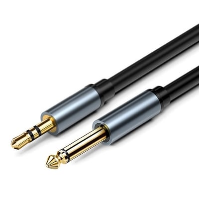 Picture of 6.5 mm to 3.5 mm audio aux cable for pure sound quality