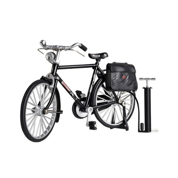 Picture of Alloy Bicycle Figurine – Handcrafted Miniature Model for Modern Home & Desk Decoration