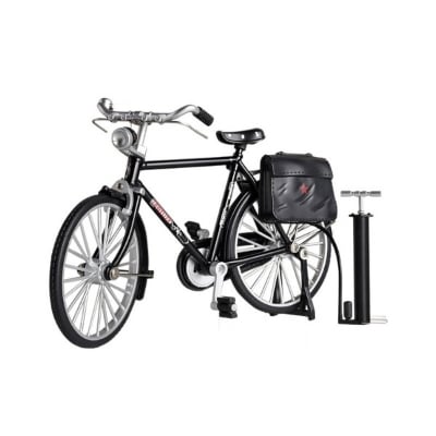 Picture of Alloy Bicycle Figurine – Handcrafted Miniature Model for Modern Home & Desk Decoration