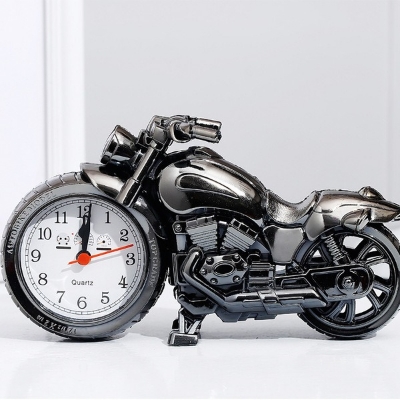 Picture of Classic Motorcycle Style Alarm Clock – Cool Desk Ornament & Unique Gift Idea
