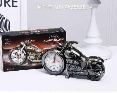 Picture of Classic Motorcycle Style Alarm Clock – Cool Desk Ornament & Unique Gift Idea