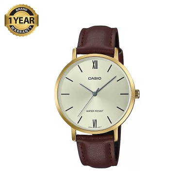 Picture of Casio Minimalist Golden Ladies Belt Watch LTP-VT01GL-9BUDF
