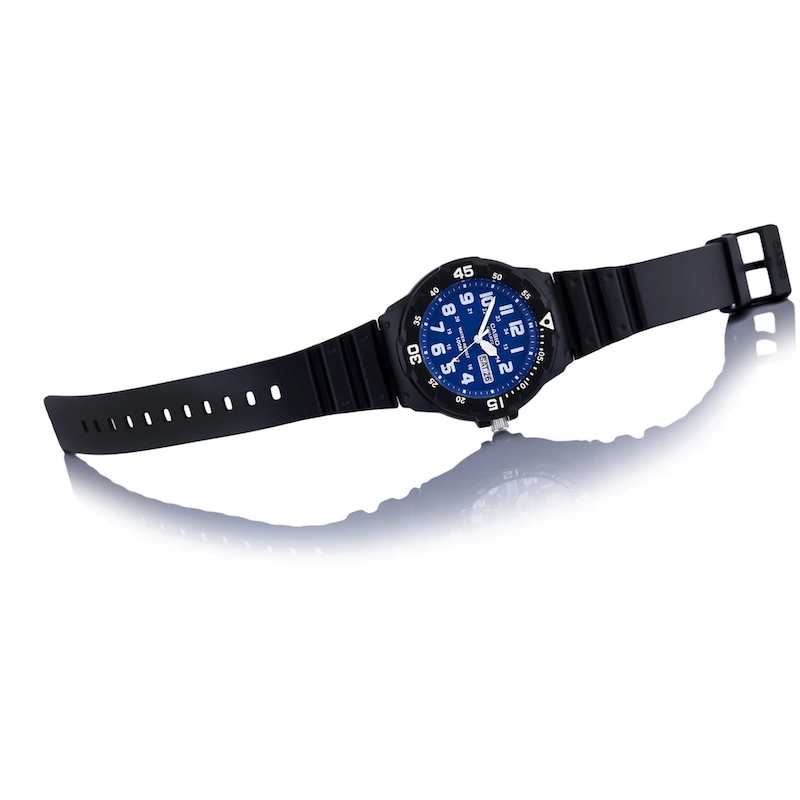 Picture of Casio Youth Day Date Resin Belt Watch MRW-200H-2B2VDF
