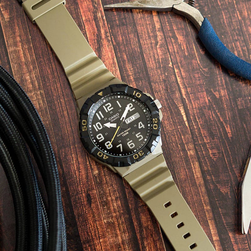 Picture of Casio MRW-210H-5AVDF Sports Day Date Fiber Men's Watch