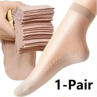 Picture of High QualityNon Slip Summer Velvet Socks For Women Imported CN 1 pair Skin Color