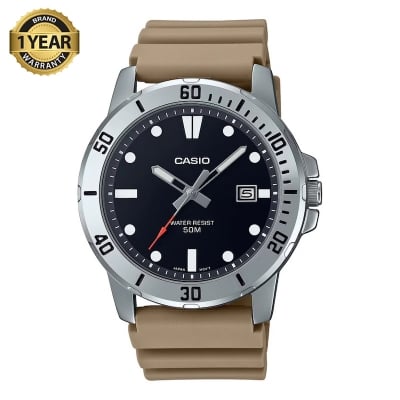 Picture of Casio Enticer Date Resin Belt Watch MTP-VD01-5EVUDF