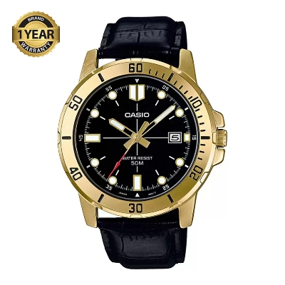 Picture of Casio Enticer Date Golden Belt Watch MTP-VD01GL-1EVUDF