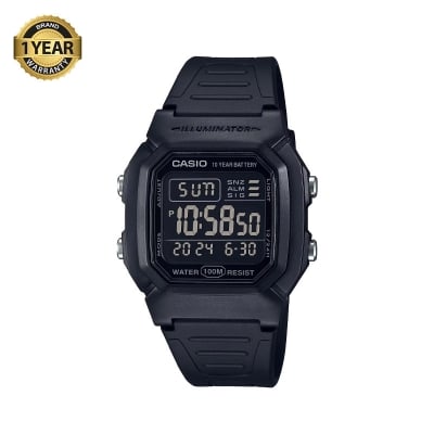 Picture of Casio Youth Dual Time Digital Resin Belt Watch W-800H-1BVDF