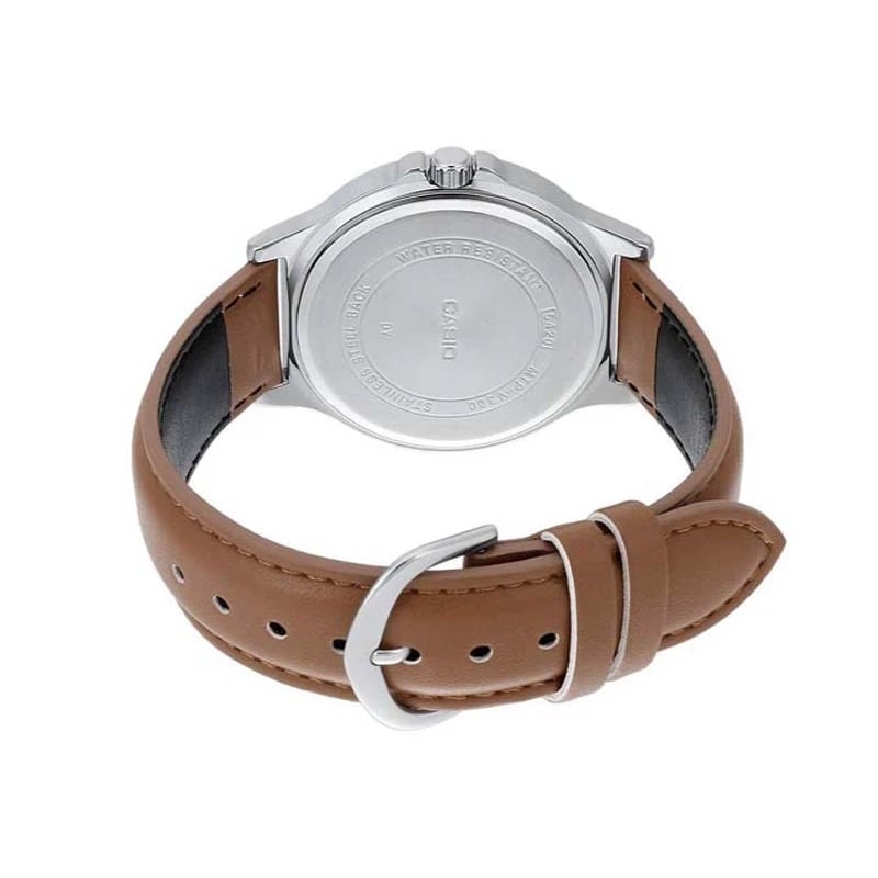 Picture of Casio Enticer Multifunction Silver Belt Watch MTP-V300L-1A3UDF