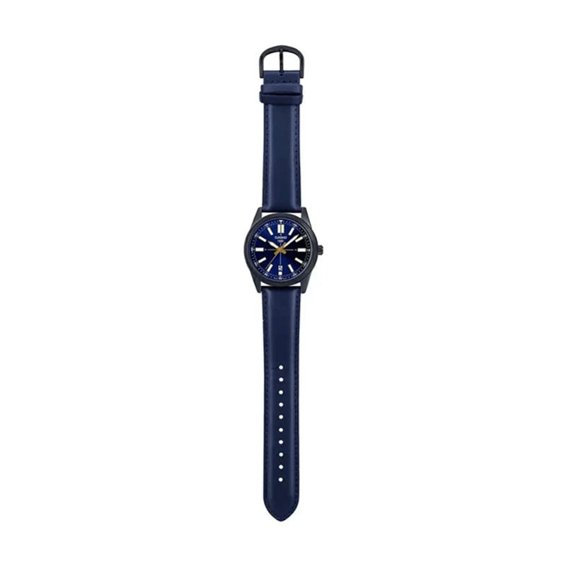 Picture of Casio MTP-VD02BL-2EUDF Enticer Date Blue Leather Belt Men's Watch