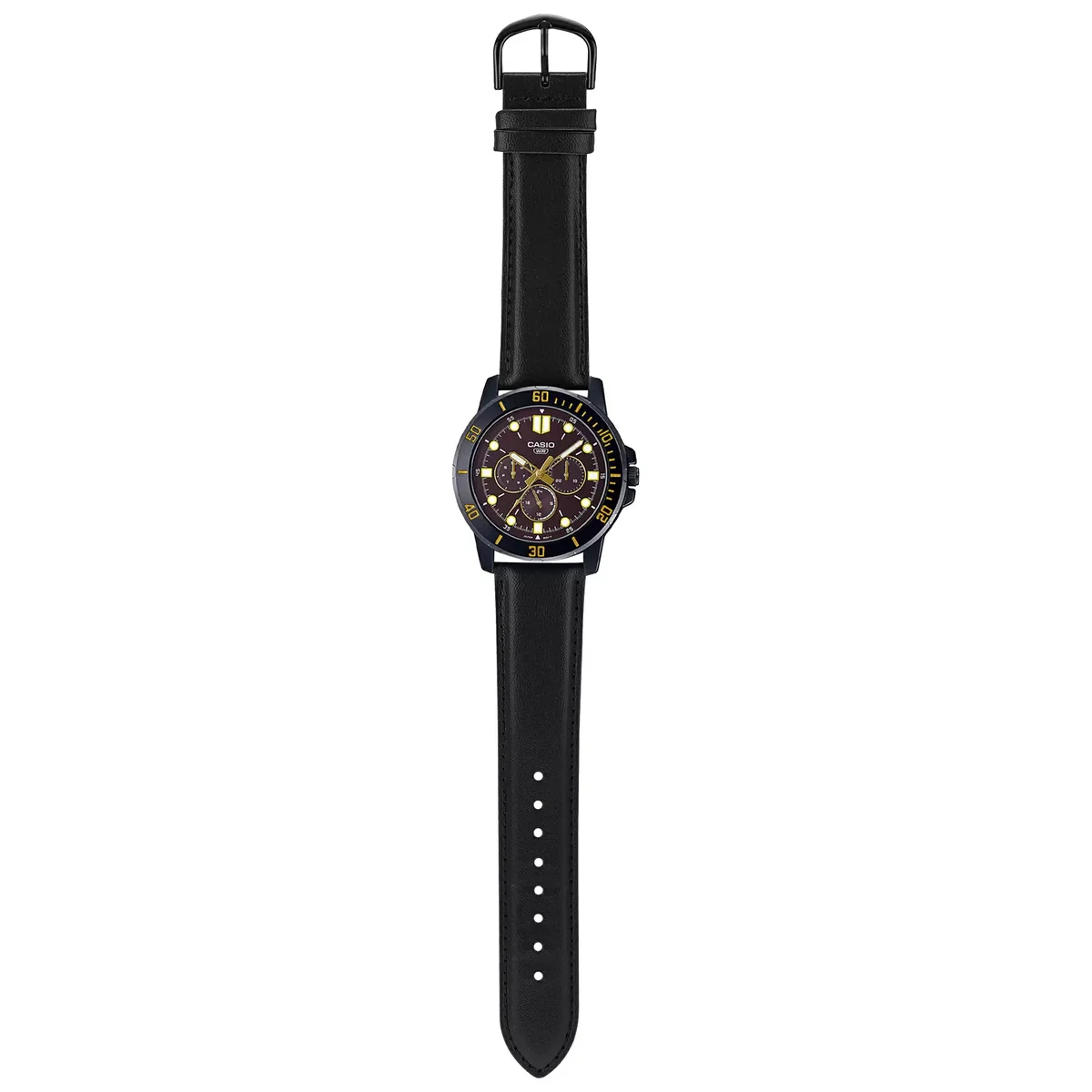 Picture of Casio Enticer Multifunction Black Belt Watch MTP-VD300BL-5EUDF