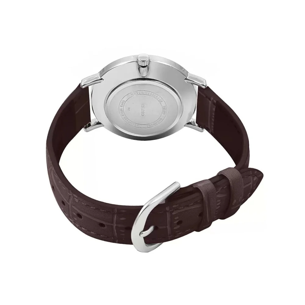 Picture of Casio MTP-VT01L-2BUDF Men's Minimalistic Blue Dial Leather Watch