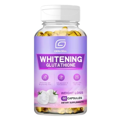Picture of 30pcs or 60 pcs GEN.CELL White Tomato Glutathione Capsules for Skin Whitening Brightening Anti-aging Anti-oxidation Body Sculpting Weight Loss