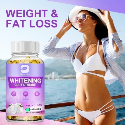 Picture of 30pcs or 60 pcs GEN.CELL White Tomato Glutathione Capsules for Skin Whitening Brightening Anti-aging Anti-oxidation Body Sculpting Weight Loss