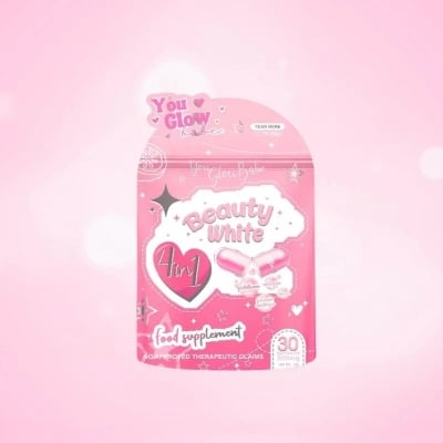 Picture of You Glow Babe Glutathione Beauty White 4 in 1 Intense Whitening/Collagen & Vitamin C *30 Capsules*
