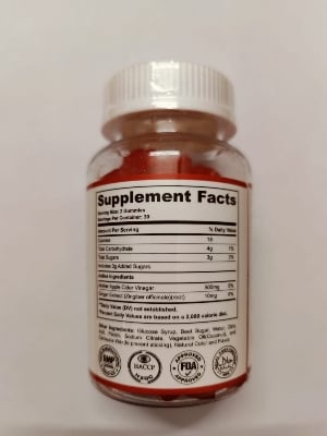 Picture of Keto+ Apple Cider Vinegar Weight Loss Gummies, Gen.Cell Brand,  Healthy Hair, Skin & Nails, Heart Support, Healthy Weight Loss