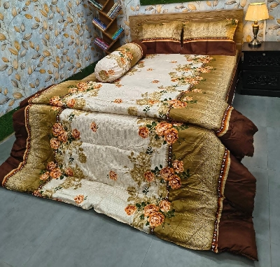 Picture of 5 In 1 Combo Twill Cotton  Comforter Set.   CFS-328